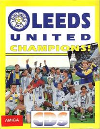Box cover for Leeds United Champions on the Commodore Amiga.