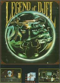 Box cover for Legend of Djel on the Commodore Amiga.