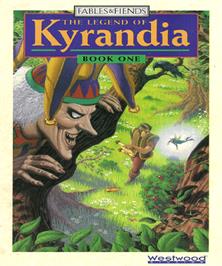 Box cover for Legend of Kyrandia on the Commodore Amiga.