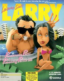 Box cover for Leisure Suit Larry 3: Passionate Patti in Pursuit of the Pulsating Pectorals on the Commodore Amiga.