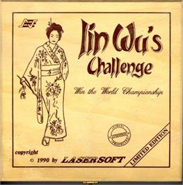 Box cover for Lin Wu's Challenge on the Commodore Amiga.