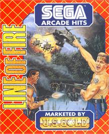Box cover for Line Of Fire on the Commodore Amiga.