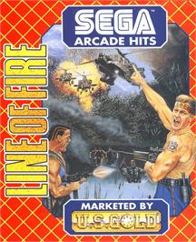 Box cover for Line of Fire / Bakudan Yarou on the Commodore Amiga.