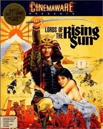 Box cover for Lords Of The Rising Sun on the Commodore Amiga.