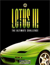 Box cover for Lotus 3 - The Ultimate Challenge on the Commodore Amiga.