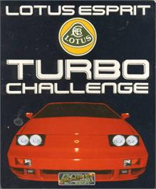 Box cover for Lotus Esprit Turbo Challenge on the Commodore Amiga.