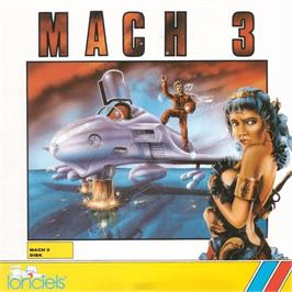 Box cover for Mach 3 on the Commodore Amiga.