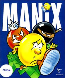 Box cover for Manix on the Commodore Amiga.