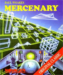 Box cover for Mercenary on the Commodore Amiga.