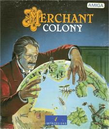 Box cover for Merchant Colony on the Commodore Amiga.