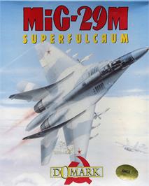 Box cover for MiG-29M Super Fulcrum on the Commodore Amiga.