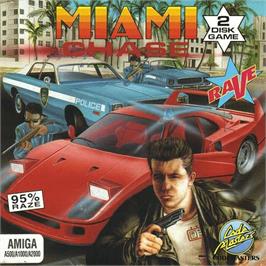 Box cover for Miami Chase on the Commodore Amiga.
