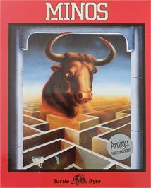 Box cover for Minos on the Commodore Amiga.