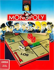 Box cover for Monopoly on the Commodore Amiga.