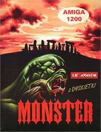 Box cover for Monster on the Commodore Amiga.