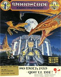 Box cover for Moonstone - A Hard Days Knight on the Commodore Amiga.