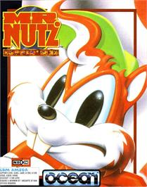 Box cover for Mr. Nutz: Hoppin' Mad on the Commodore Amiga.