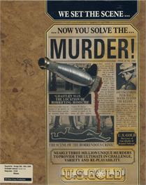 Box cover for Murder! on the Commodore Amiga.