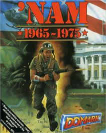 Box cover for Nam 1965-1975 on the Commodore Amiga.
