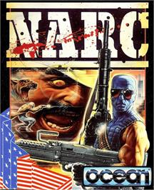 Box cover for Narc on the Commodore Amiga.