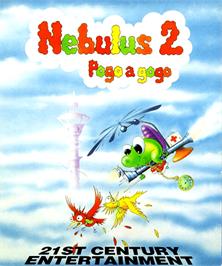 Box cover for Nebulus 2: Pogo-A-Go-Go on the Commodore Amiga.