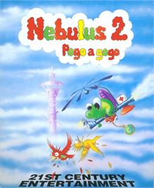 Box cover for Nebulus 2 - Pogo A Gogo on the Commodore Amiga.