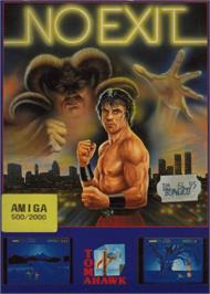 Box cover for No Exit on the Commodore Amiga.