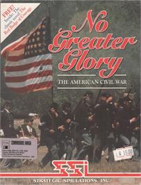 Box cover for No Greater Glory - The American Civil War on the Commodore Amiga.