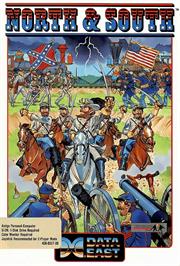Box cover for North And South on the Commodore Amiga.