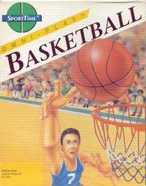Box cover for Omni-Play Basketball on the Commodore Amiga.