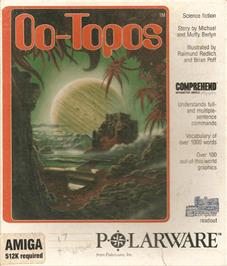 Box cover for Oo-topos on the Commodore Amiga.
