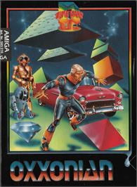 Box cover for Oxxonian on the Commodore Amiga.