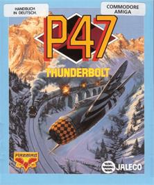 Box cover for P47 Thunderbolt on the Commodore Amiga.