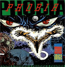 Box cover for Phobia on the Commodore Amiga.