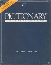 Box cover for Pictionary on the Commodore Amiga.