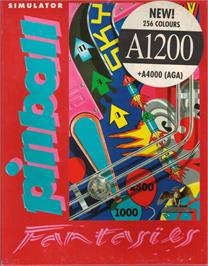 Box cover for Pinball Fantasies on the Commodore Amiga.