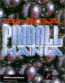 Box cover for Pinball Mania on the Commodore Amiga.