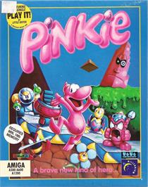 Box cover for Pinkie on the Commodore Amiga.