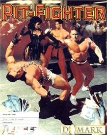 Box cover for Pit-fighter on the Commodore Amiga.