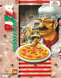 Box cover for Pizza Connection on the Commodore Amiga.