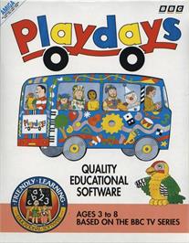 Box cover for Playdays on the Commodore Amiga.