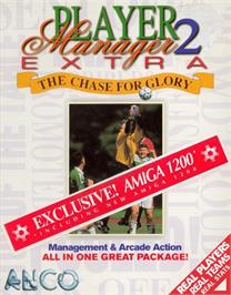 Box cover for Player Manager 2 Extra - The Chase for Glory on the Commodore Amiga.