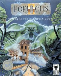 Box cover for Populous 2 - Trials Of The Olympian Gods on the Commodore Amiga.