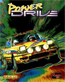 Box cover for Power Drive on the Commodore Amiga.