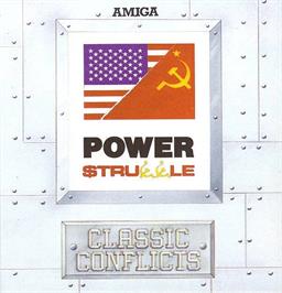 Box cover for Power Struggle on the Commodore Amiga.