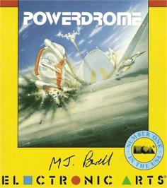 Box cover for Powerdrome on the Commodore Amiga.