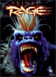 Box cover for Primal Rage on the Commodore Amiga.