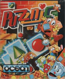 Box cover for Puzznic on the Commodore Amiga.