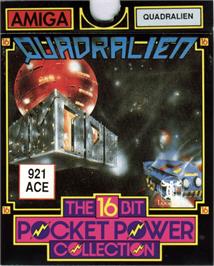 Box cover for Quadralien on the Commodore Amiga.