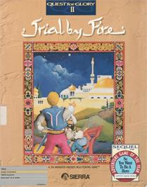 Box cover for Quest For Glory 2 - Trial By Fire on the Commodore Amiga.
